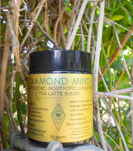 DIAMOND MIND: An Adaptogenic, Nootropic, Longevity Tea Latte Blend
